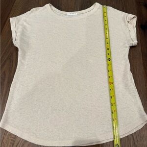 Wasabi + Mint Cream Dolman Sleeve Knit Top - Size S